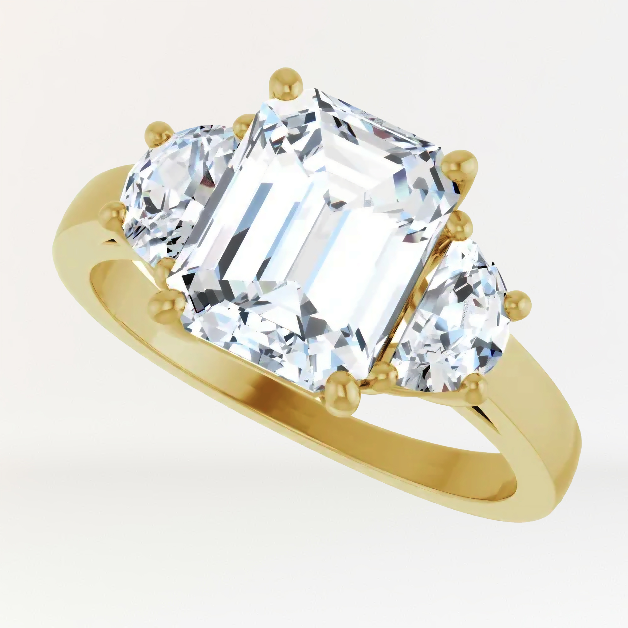 Three-Stone Engagement Ring