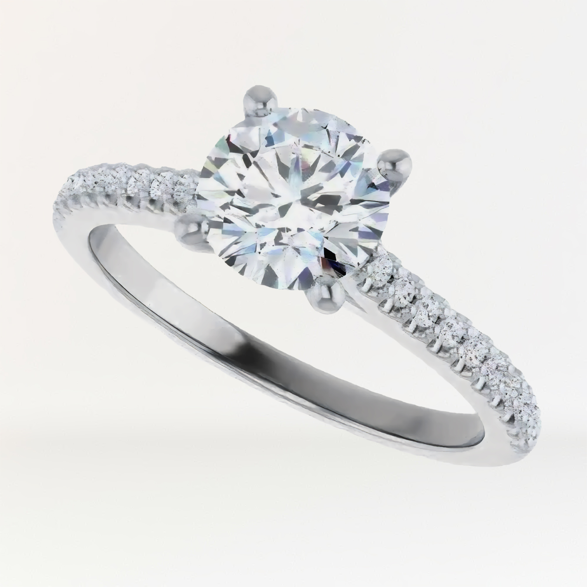 Accented Engagement Ring